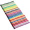 Zodaca 52-Pack Adjustable WWJD Bracelets for Men and Women, What Would Jesus Do Woven Wristbands for Church Fundraisers, Sunday School (26 Assorted Colors)